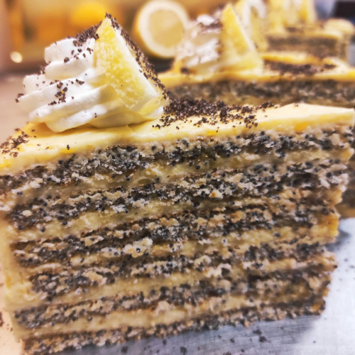 Citromos vagy narancsos mák torta