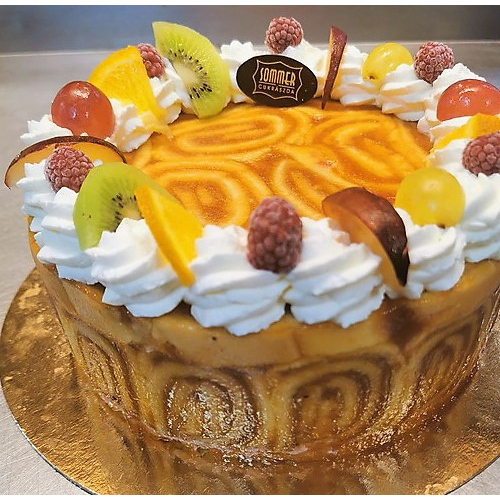 Gyümölcsös charlotte torta