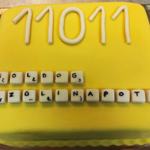 Kettes számrendszer torta