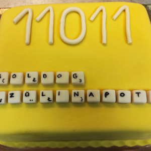 Kettes számrendszer torta