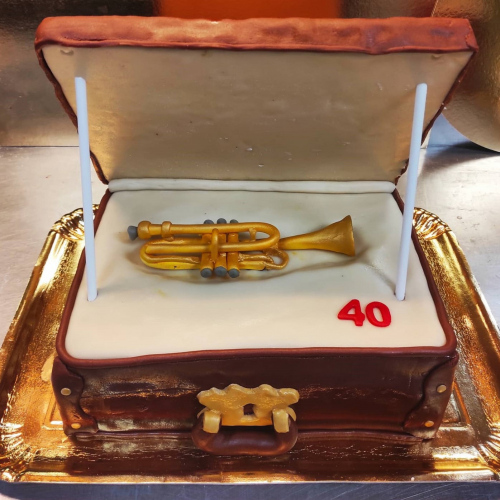 Trombita böröndben torta