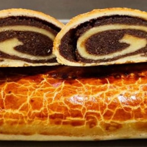 Narancsos trüffeles bejgli